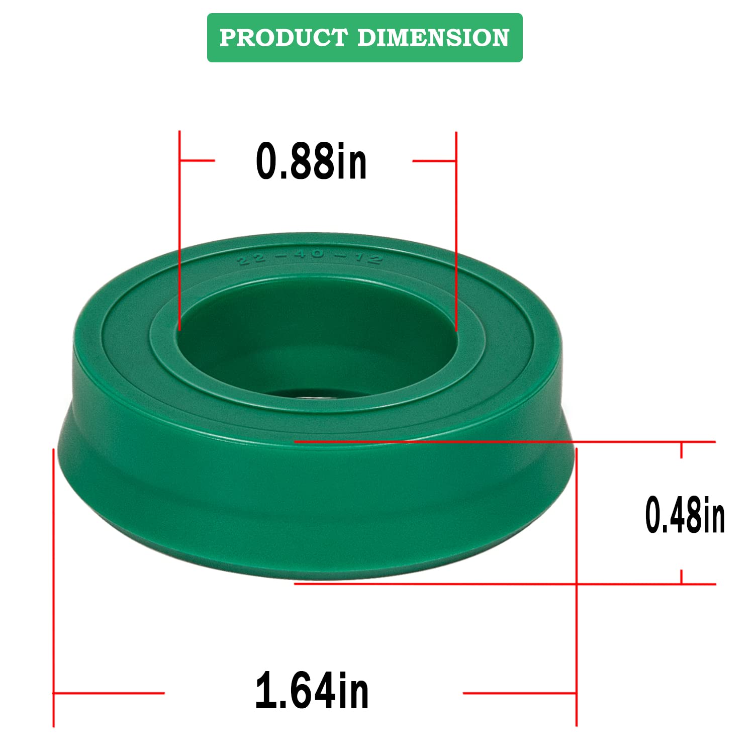 Amazon.com: U-Cup Seal for Floor Jack 328 Series 22x40x12mm
